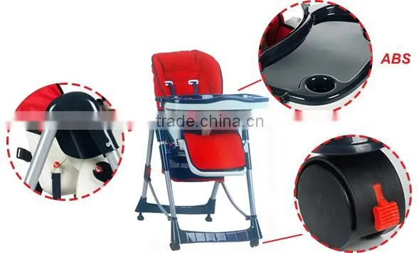 Hot-selling Practical Removable 60X75X105 cm Feeding Chair For Kids with PVC Padded