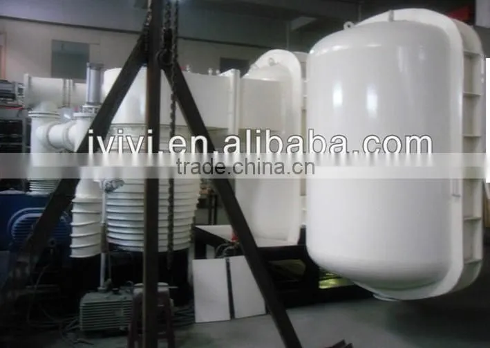 plastic Lipstick tube shell oil cover cap UV vacuum coating machine