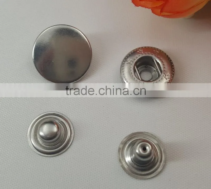 Sedex Audited 2 Pillar Factory Stainless Steel Metal Pree studs Snap button
