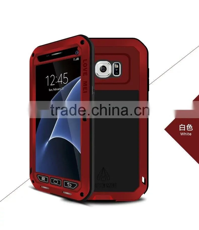 Love Mei Shockproof Soft TPU Full Rubber Back Case for Samsung Galaxy S7 MT-5497