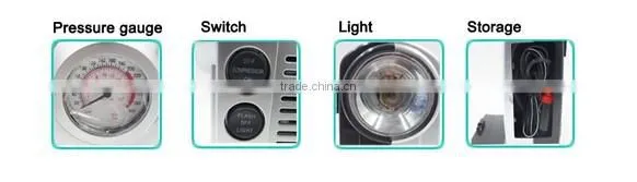 2 In 1 Mini Car Air Compressor With Flashing and Constant