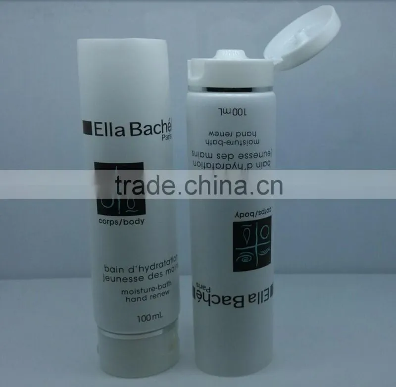 Popular Cosmetic Tube with Flip Top Lid for Hand Cream /100ml Plastic Tube for Cosmetic Packaging