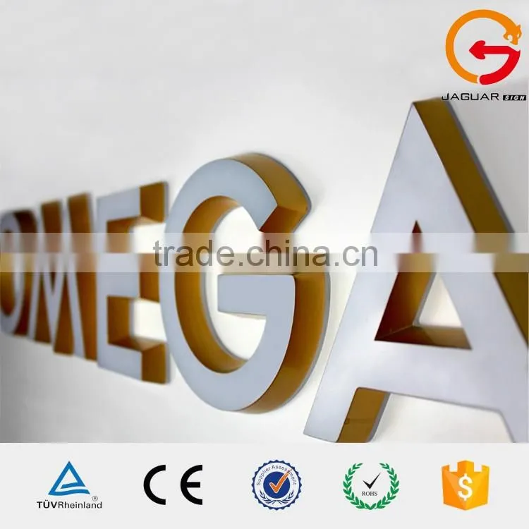 business advetisting led front-lit acrylic light up alphabet lettter sign