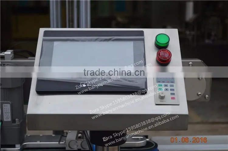 high-efficiency Automatic sticker label 2 sides bottle labeling machinery