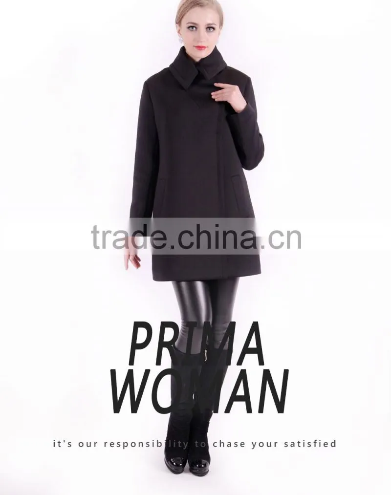 2016 Spring Long Cheap Women Trench Coat With Lapel