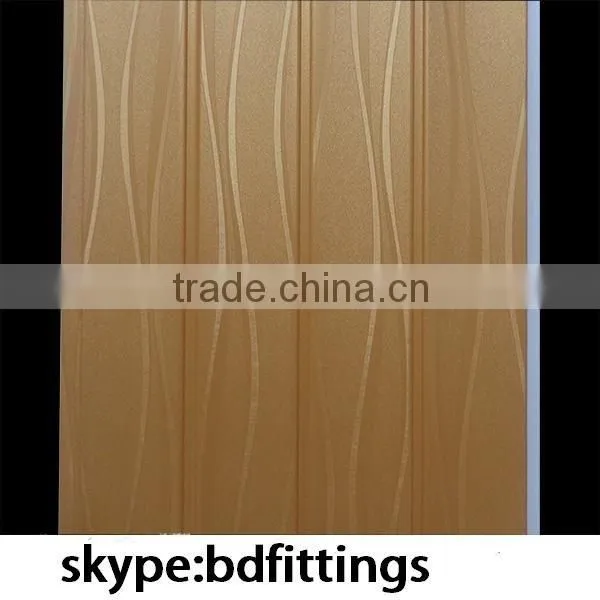 india pakistan waves laminated fireproof panel fireproof pvc wall panel