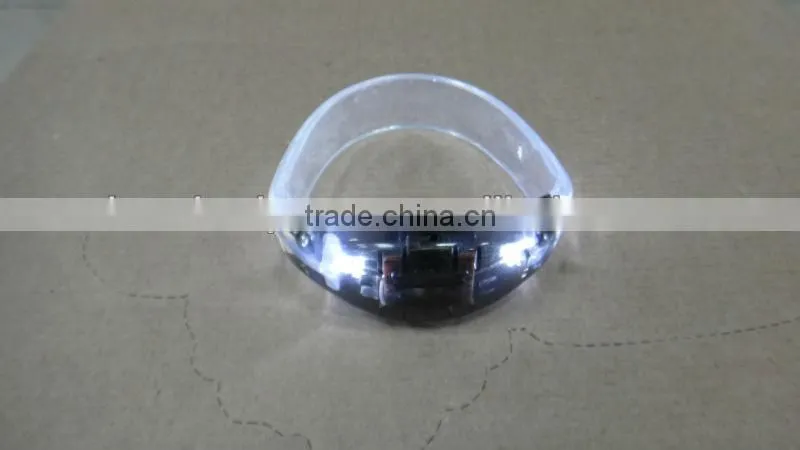 Flashing Sound activated bracelet & New Light Up Sound activated Braceley