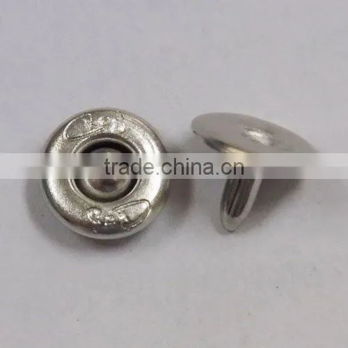 Garment brass rivet