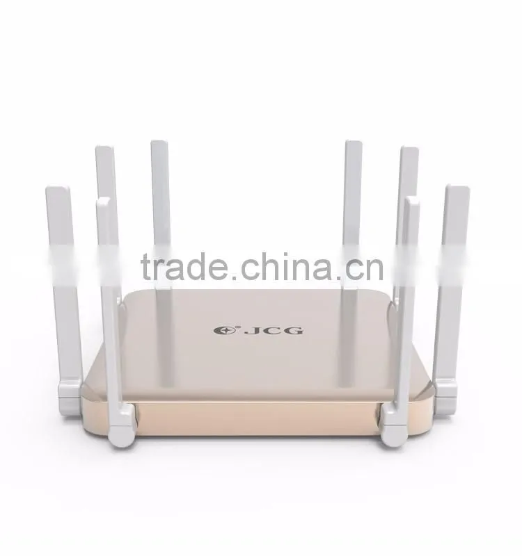2016 New 2.4/5Ghz 2600Mpbs Wifi Router With 8pcs 5Dbi High Gain Antenna