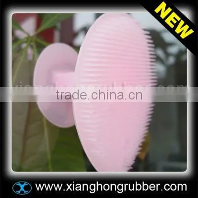 soft and good feeling silicone brush for face