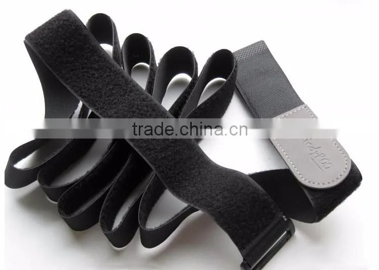 Good Quality Colorful Hook And Loop Tape Logo Print Tie Strap