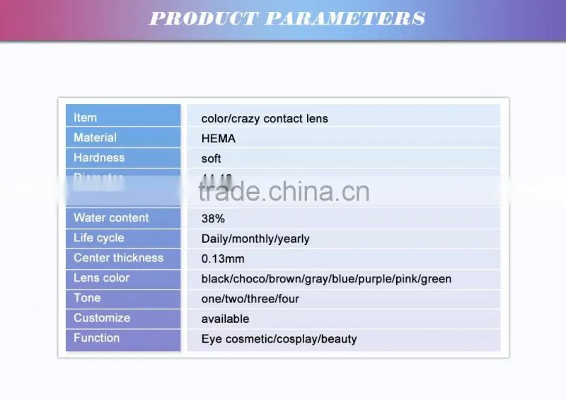 Contact Eye lens 2016 SEMI-ANNUAL SALE of beautiful and cheap contact lenses
