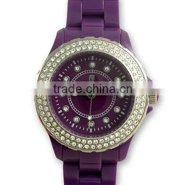 Fashion ABS bracelet Diamond master watch