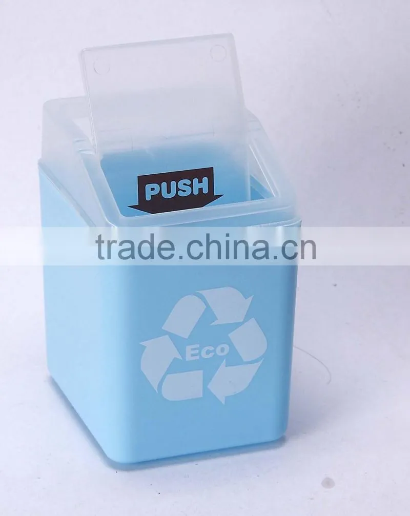 hot sale high quatity transparent plastic trash can