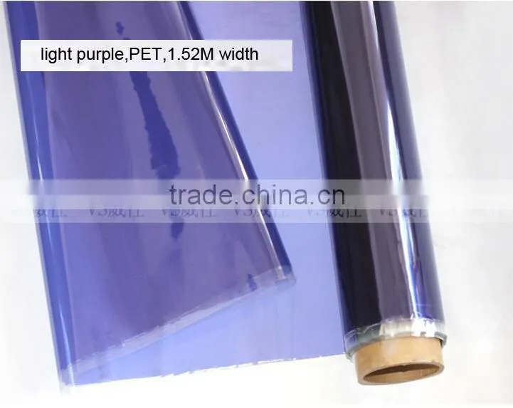 factory direct sale light purple window film,pet home docorative glass film
