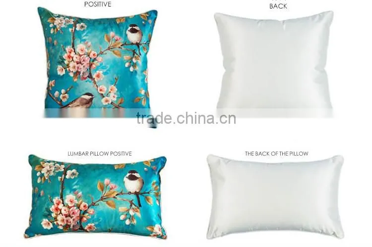 Linen Pillow covers,pillow case,sofa cushion home decorative Pillows Colourful Print Cotton Fabric Cushion Cover Custom Designer