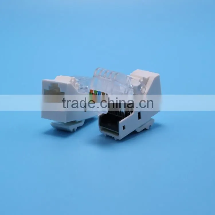 Toolless Cat5e RJ45 Keystone Jack
