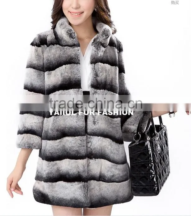rex14029 chinchilla rex rabbit coat