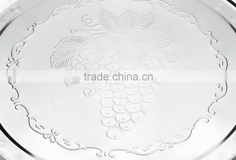Wholesale new china tableware stainless steel steak plate