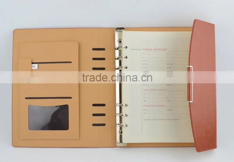 2016 New Products Corporate Gifts High Quality New Business Gift Includes Notebook, Key Chain and Business Name Card Holder