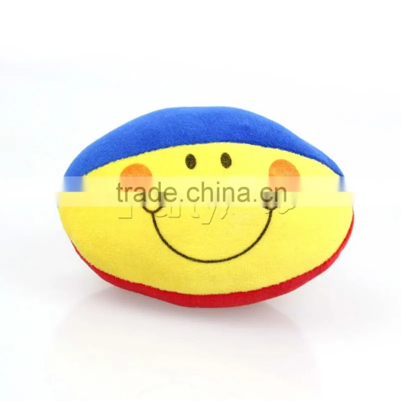Partypro Hotsale New Product 2015 High Quality Wholesale Stuffed Plush Rugby Ball Juggling Ball