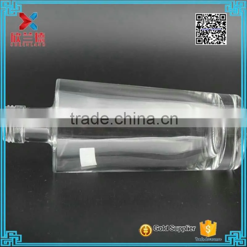 wholesale sake glass bottle glass wine bottle with screw cap 220ml