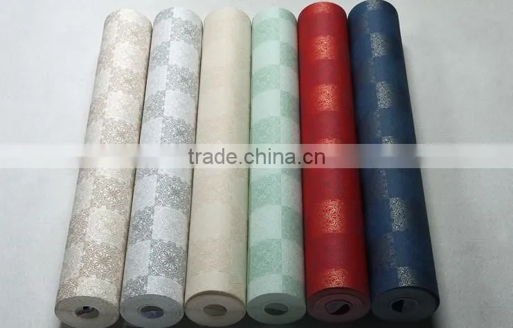 damask non woven house decoration wall paper