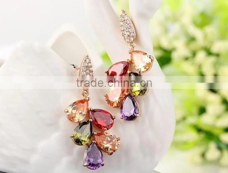 JINSE Cute Girl Dangle Earrings