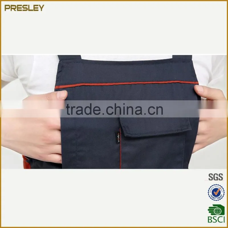 Custom Men's Jump suit overalls Bibs Workwears With Embroidery Logo