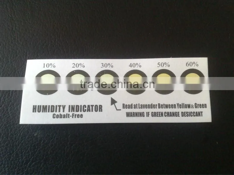 humidity Indicating Card Silica Gel pack