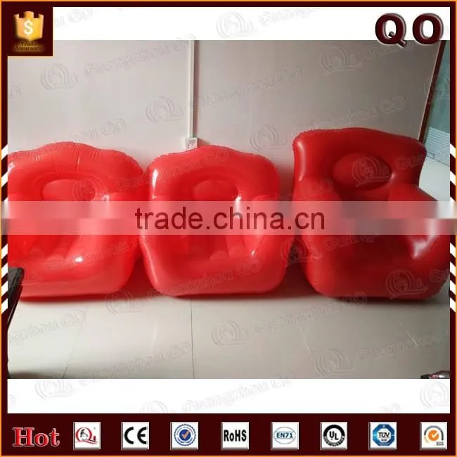 Unique design logo printed outdoor inflatable chair