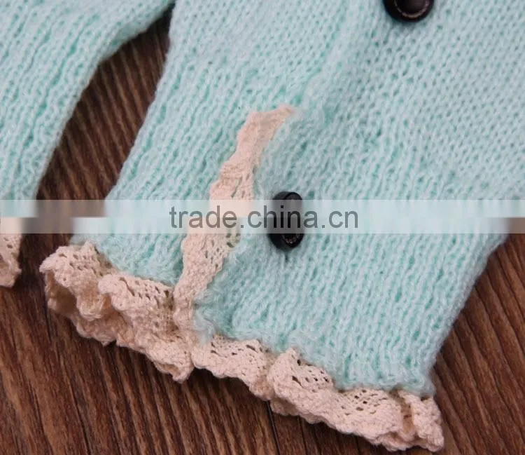 2015 Wholesale Acrylic Crochet Baby Girl Leg Warmers Knitting Leg Warmers For Kid