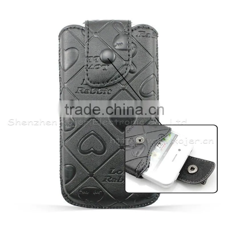 2011 Cell phone PU case for iPhone 4/4S