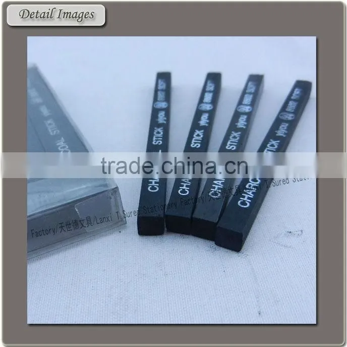 Black Wooden Square HB Pencil