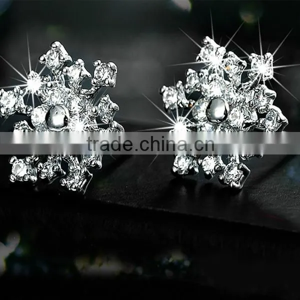 2016 wholesale latest design earring crystal earring jewelry