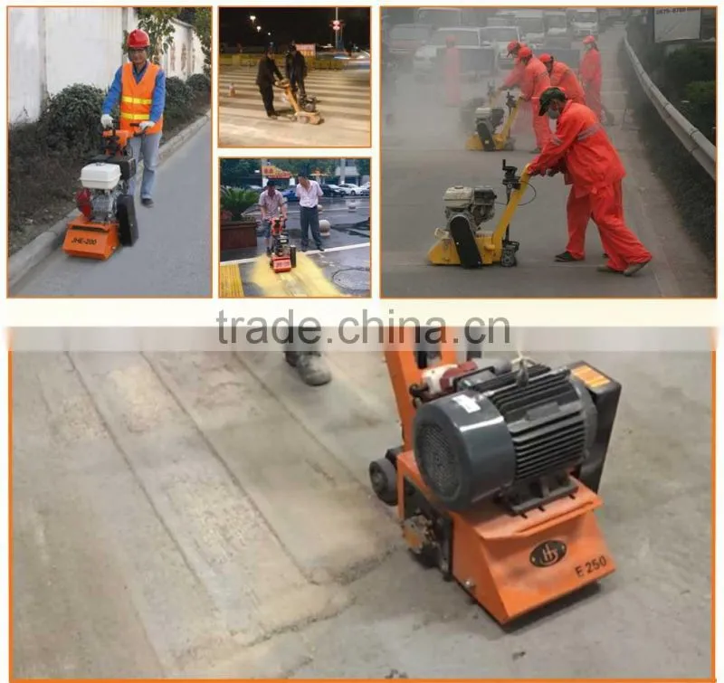 10" road marking paint removal machine remover,clean on one go JHE-250