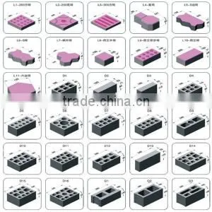 building material sizes for interlocking block