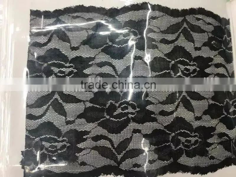 Black lace trim for women dress