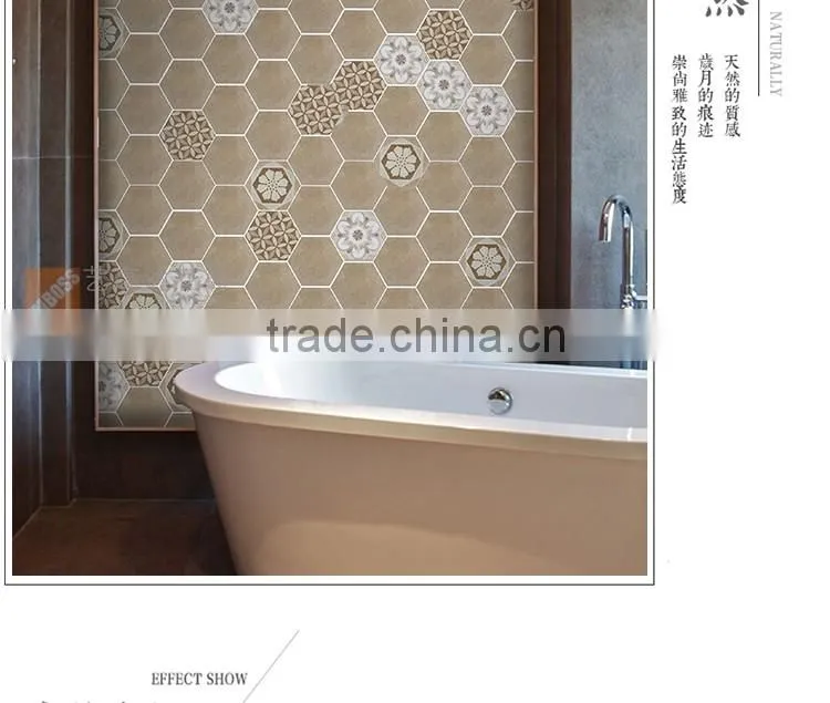 100*200*175mm hexagon ceramic tile kitchen bathroom porcelain floor tile