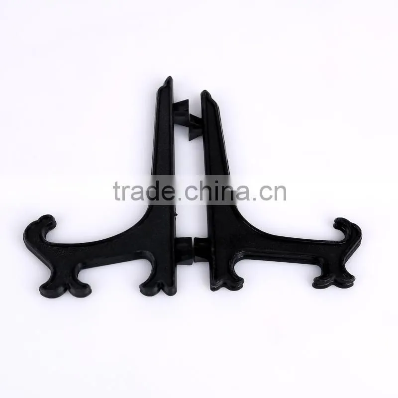 8"plastic plate stand in black color