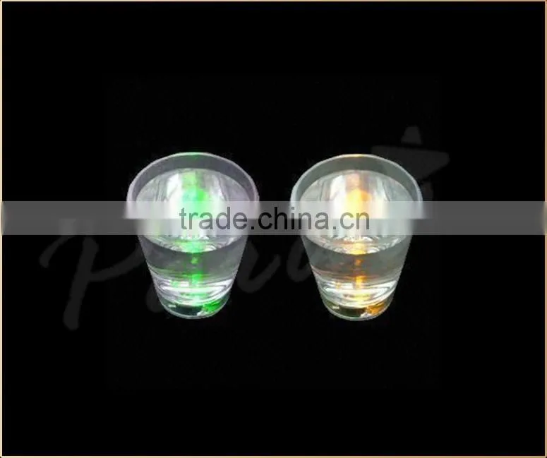 2OZ LED liquid activated light up shot glasses