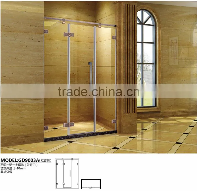 allibaba com glass screen shower door hinge (GD9003A)