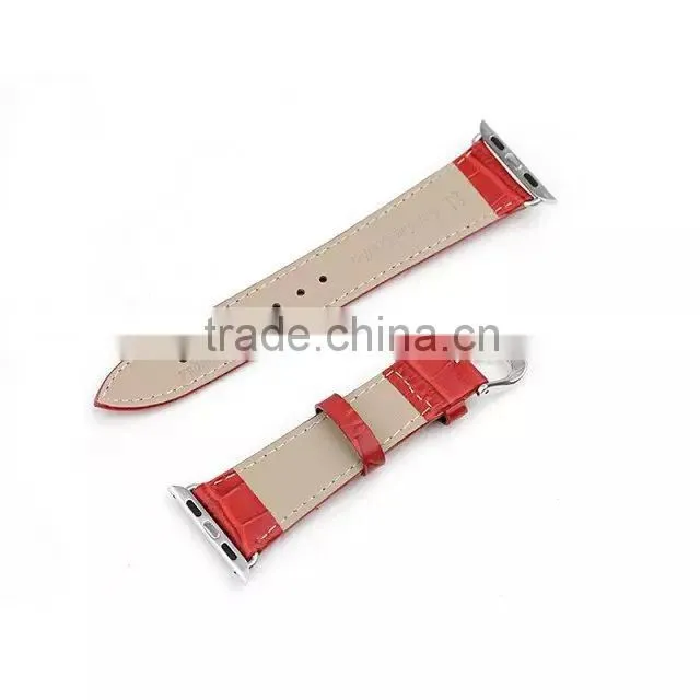 Double leather watch band for iphone watch