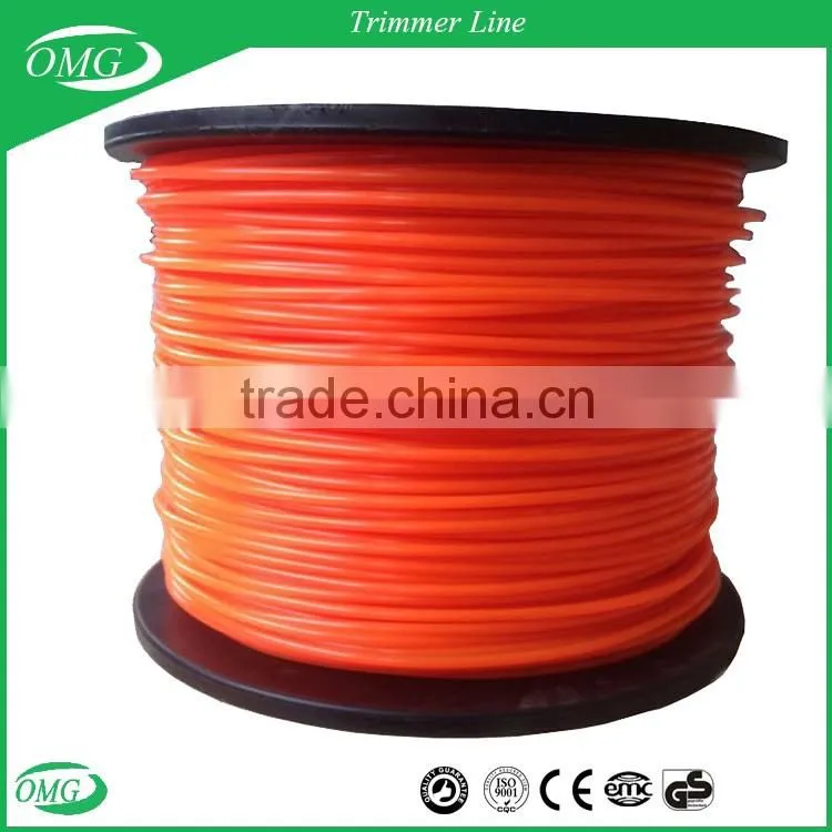 High quality 3LBS 5LB 8LB Spool Packing brush cutter round production nylon line grass trimmer line