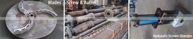 Two-Stage Water Ring Cutting Plastic Pelletizer