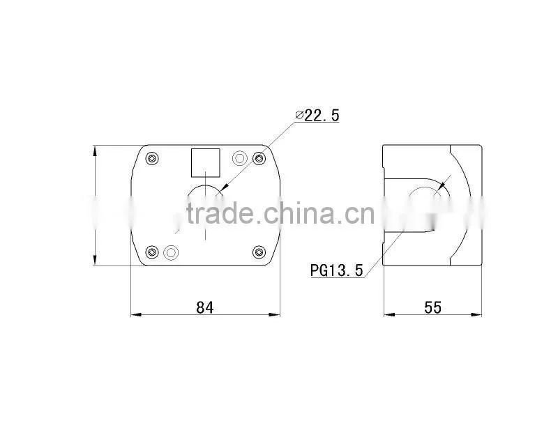 top sale new type remote industrial single hole push button control box/controller plastic enclosure LAY5-NBP
