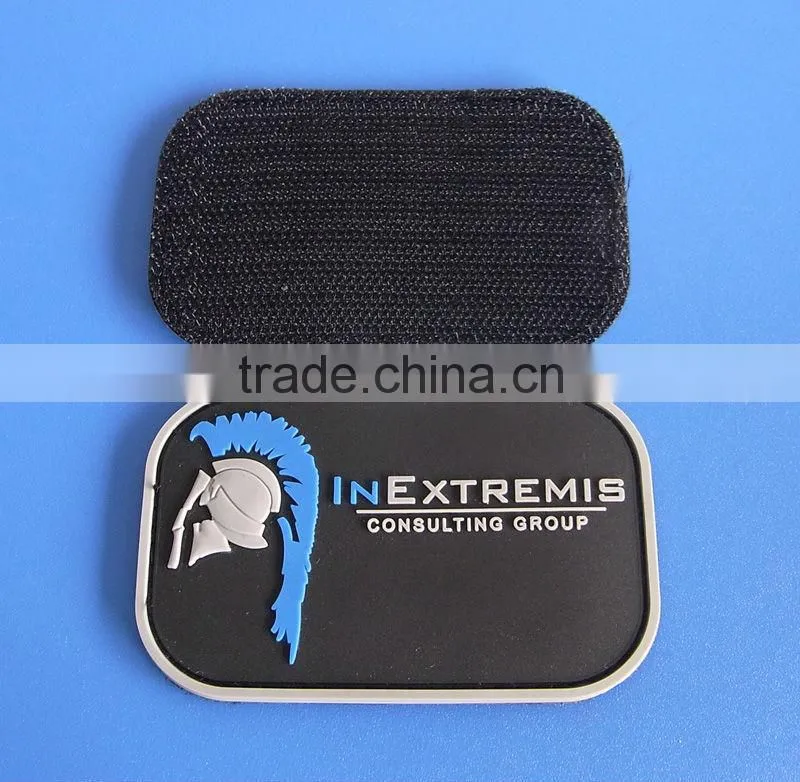 Custom glow in the dark patch/patch label/pvc patch