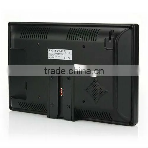 12V DC Voltage 8" TFT LCD Touchscreen VGA Monitor