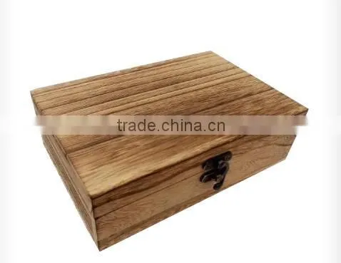Cuatom Unpainted Storage Bill Tool wood Box