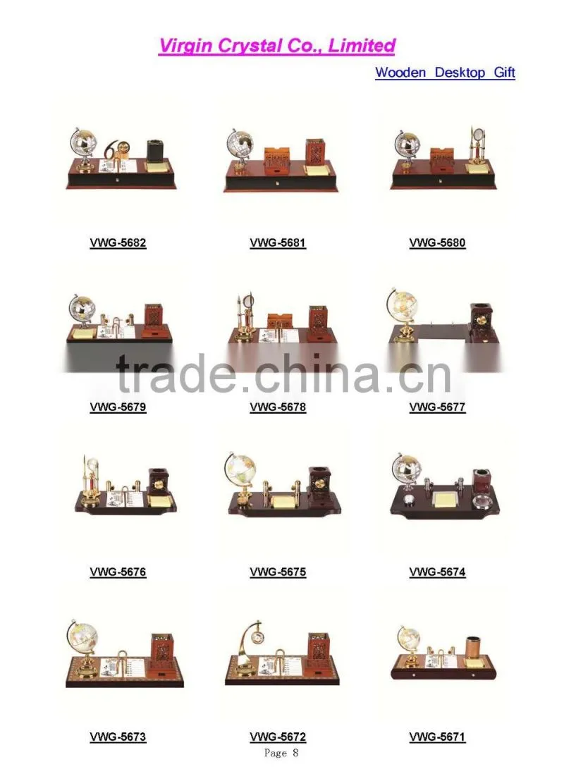 personalized 20 years anniversary company souvenir gifts with globe